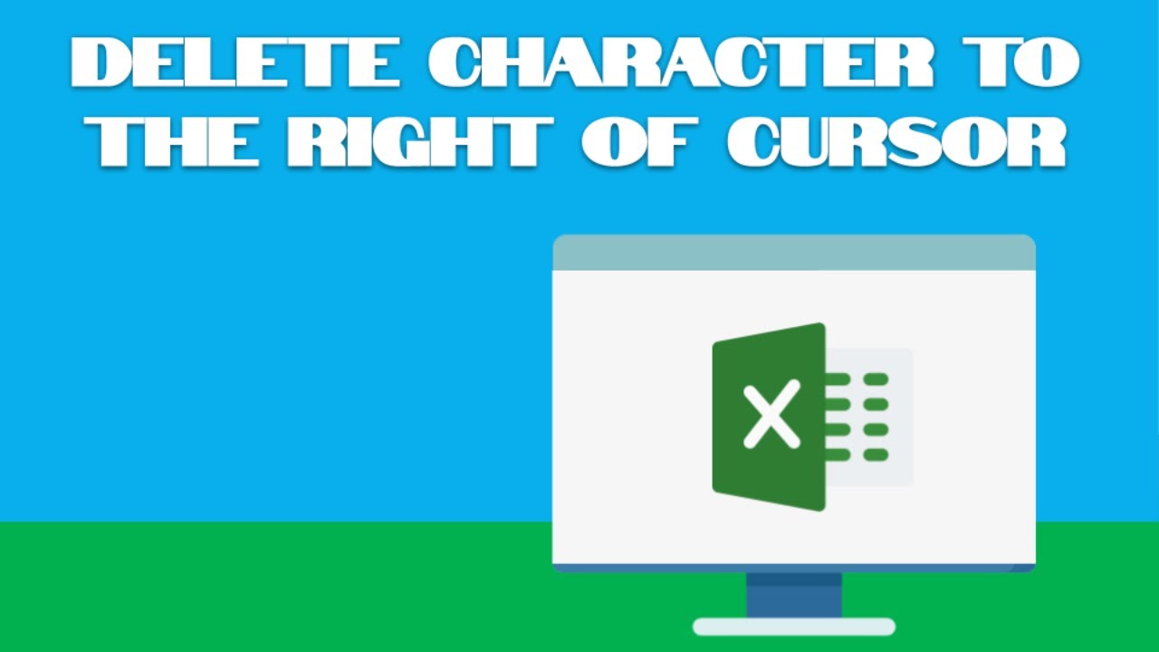 excel for mac cursor is to the left of characters